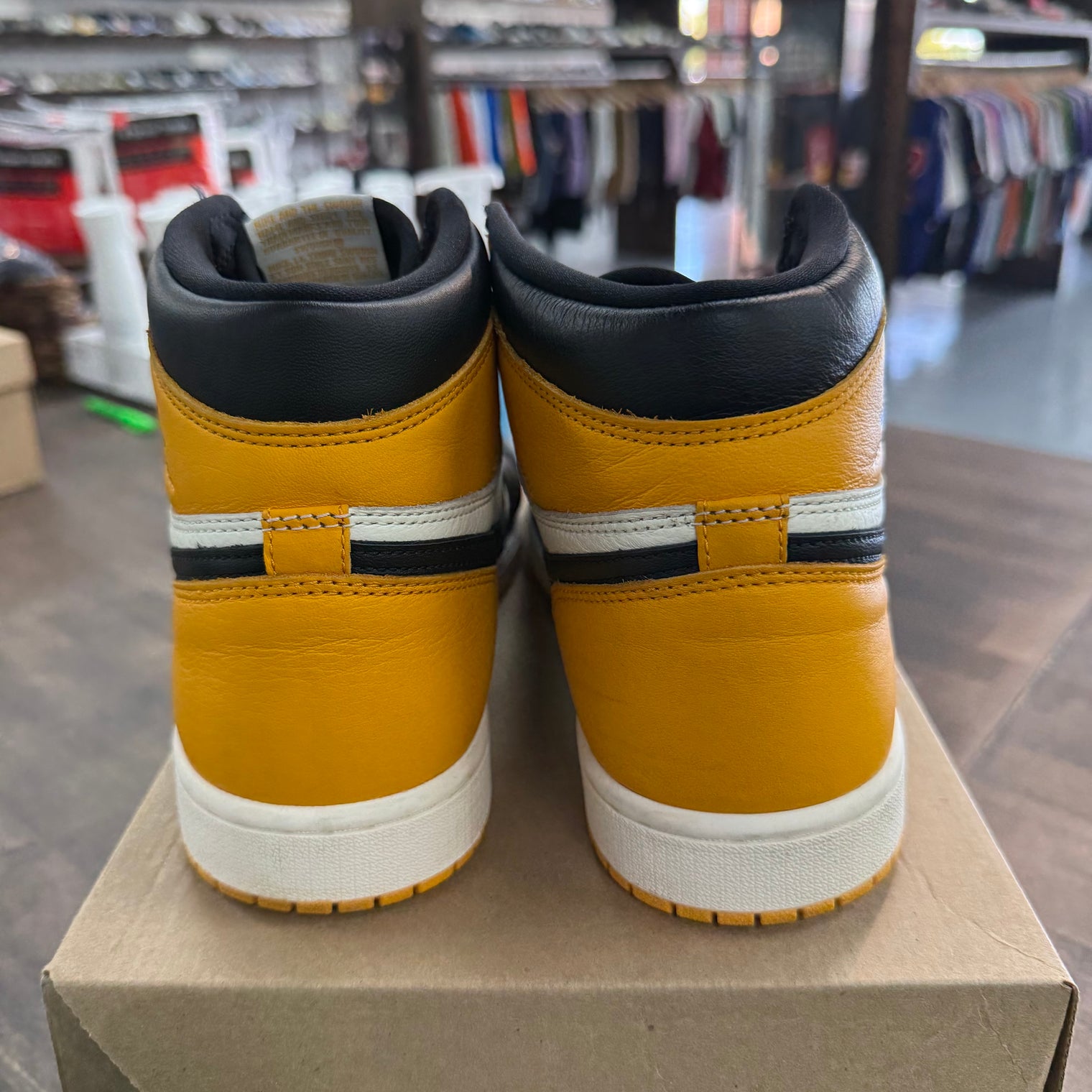 Taxi Yellow Toe Jordan 1 High Retro (USED, No Box)
