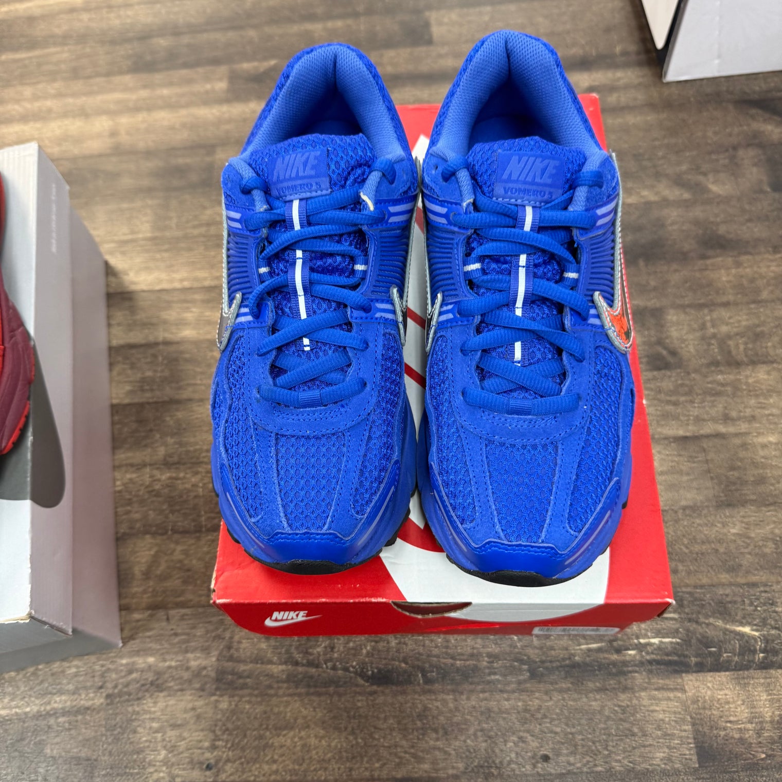 Racer Blue Nike Vomero 5 (W) (USED, Replacement Box)