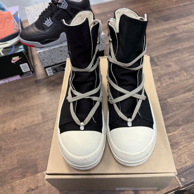Rick Owens Lido DRKSHDW Hexa High Black Milk (USED)