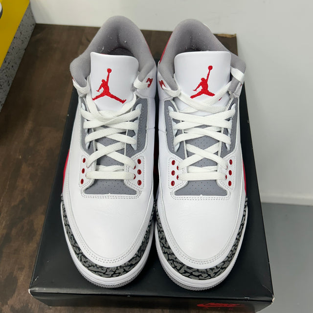 Fire Red Jordan 3 (USED)