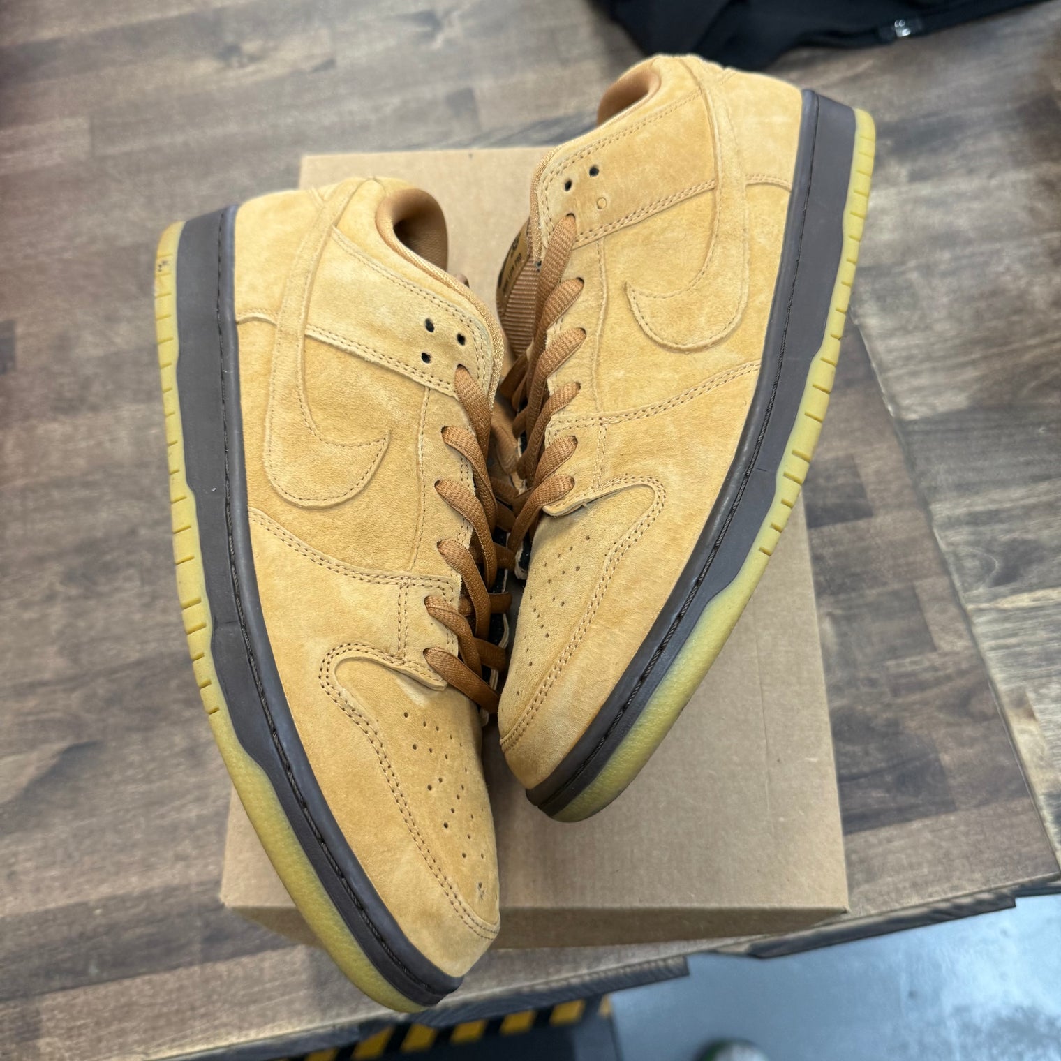 Wheat SB Dunk Low (USED, No Box)