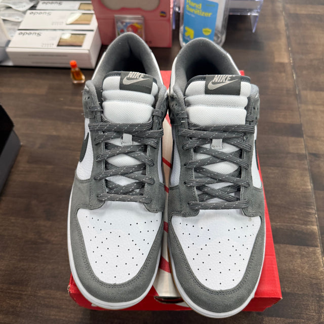Smoke Grey Gum 3M Swoosh Dunk Low (USED)