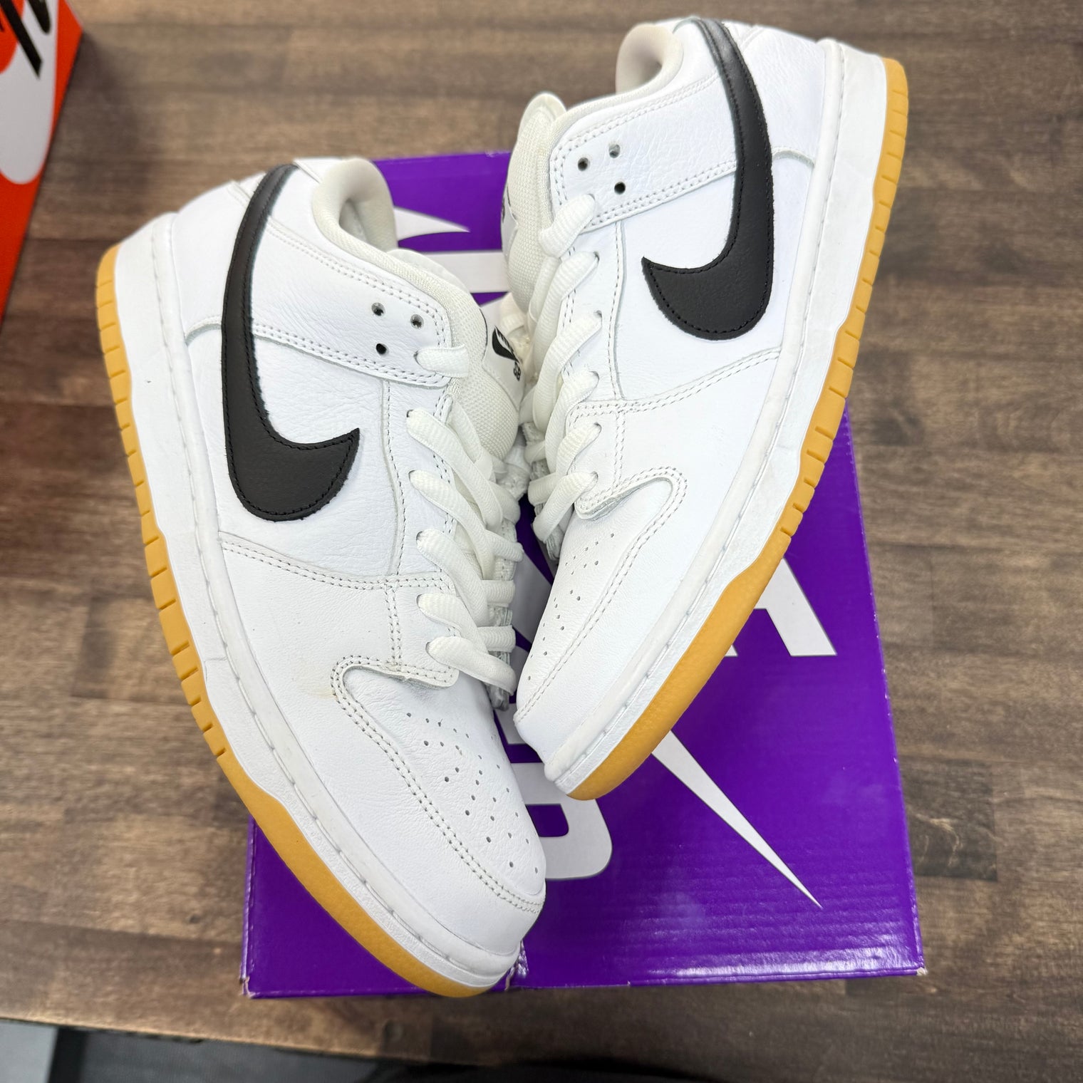 White Gum SB Dunk Low (USED)