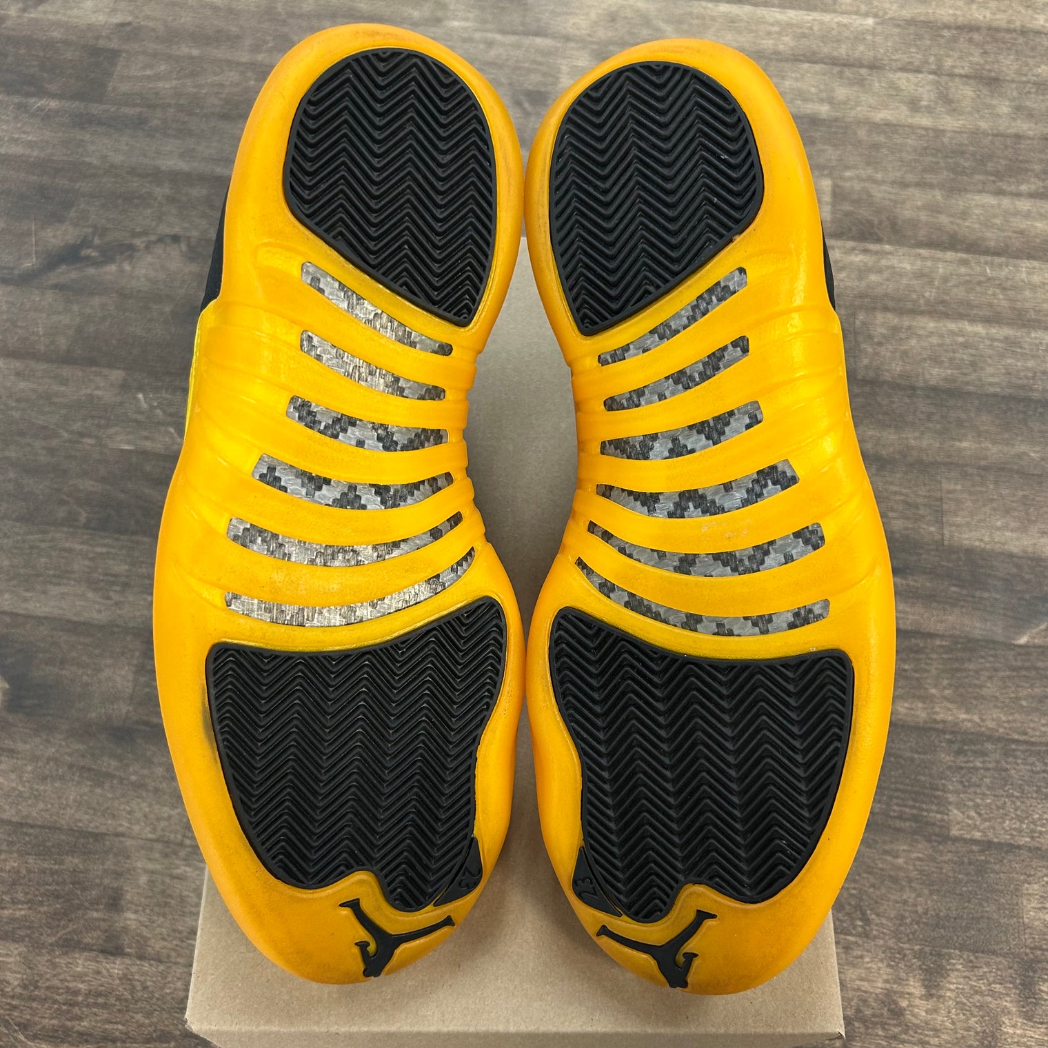 Black University Gold Jordan 12 Retro (USED, No Box)