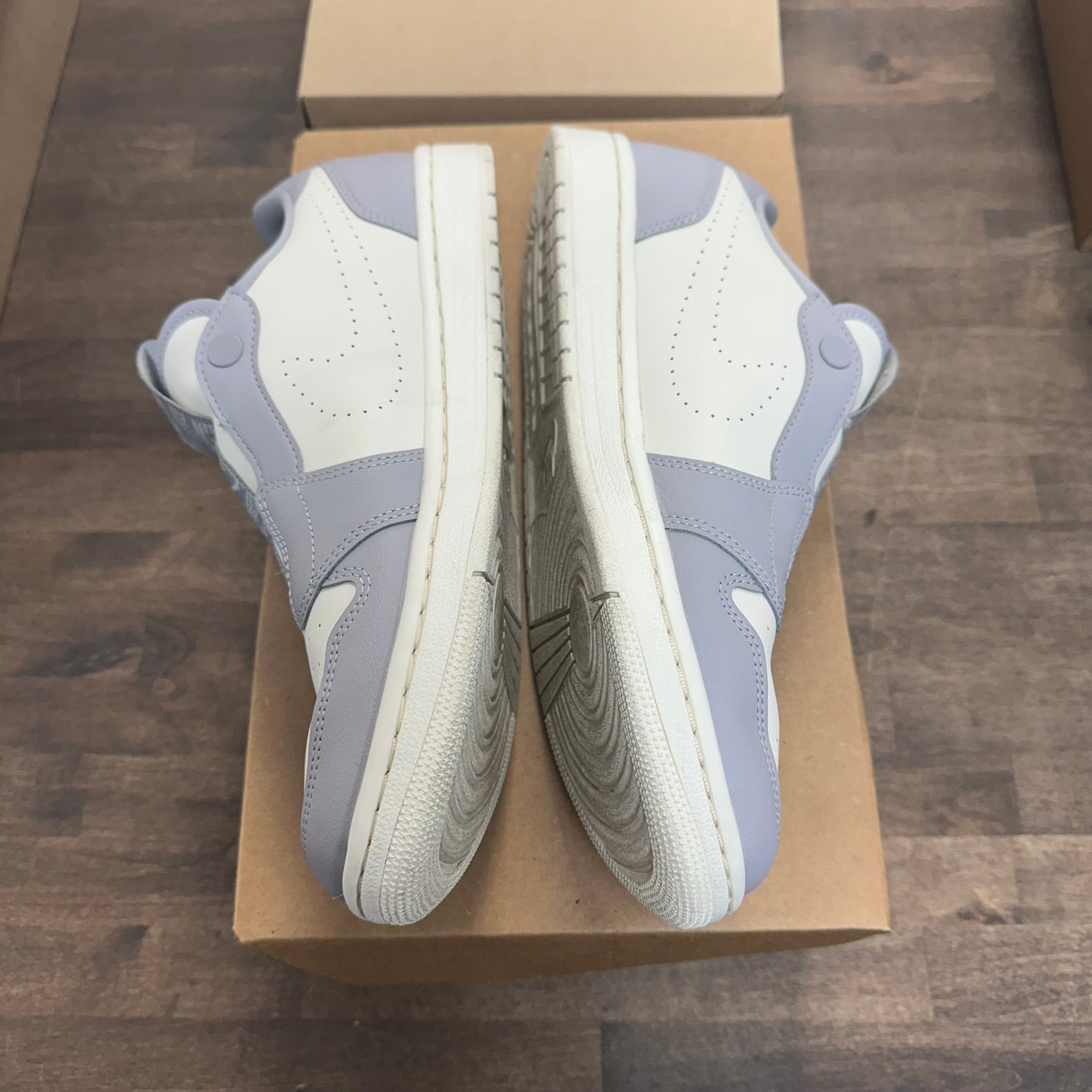 Atmosphere Grey Jordan 1 Low Slip (W) (USED, No Box)