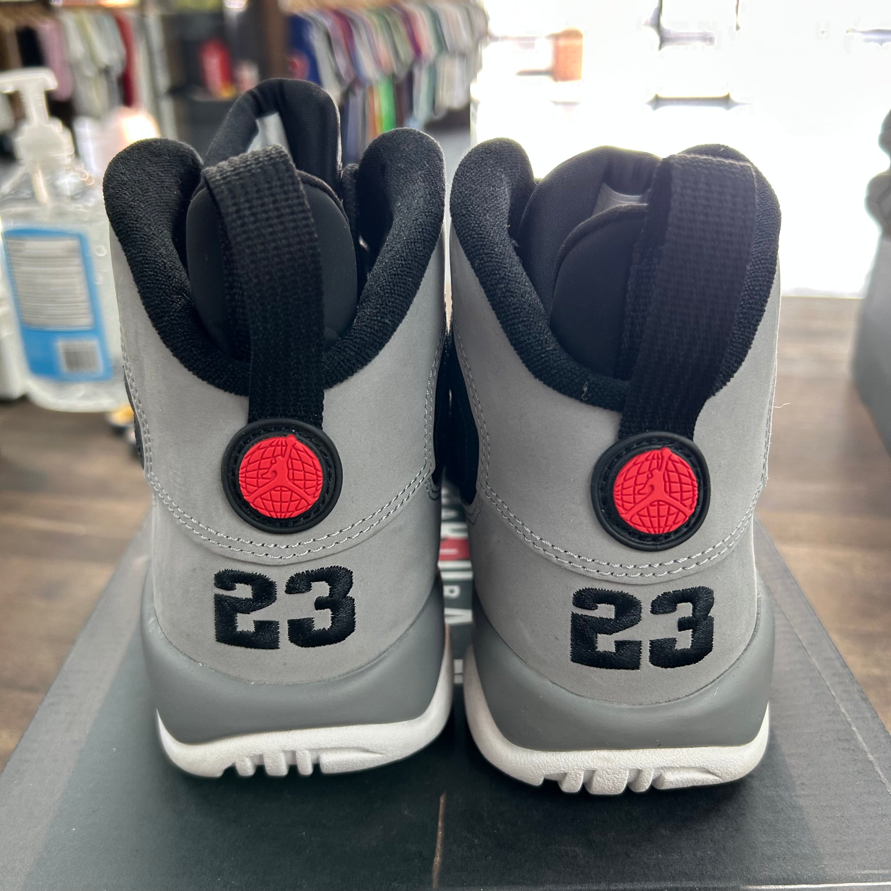 Jordan Particle Grey Jordan 9 Retro (USED) Size 7Y (Pre-Owned) - Image 4