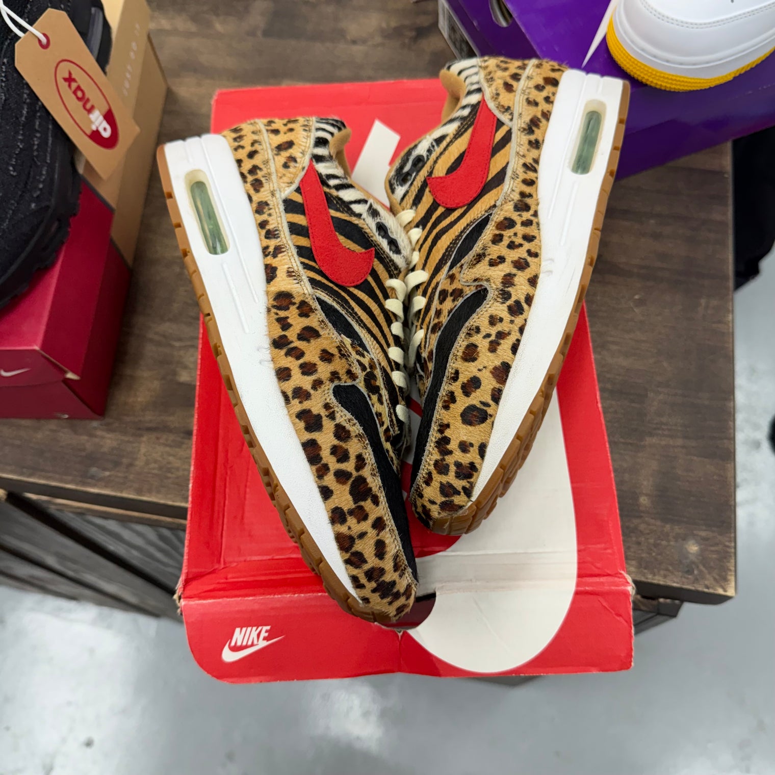 Atmos Animal Pack 2.0 Nike Air Max 1 (2018) (USED, Replacement Box)