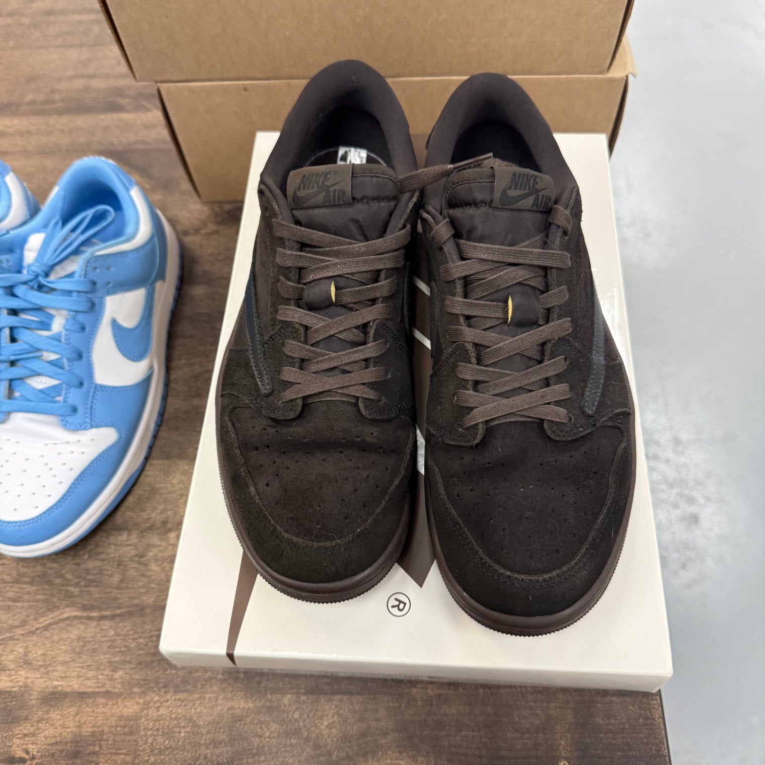 Velvet Brown Travis Scott Jordan 1 Low OG SP (USED)
