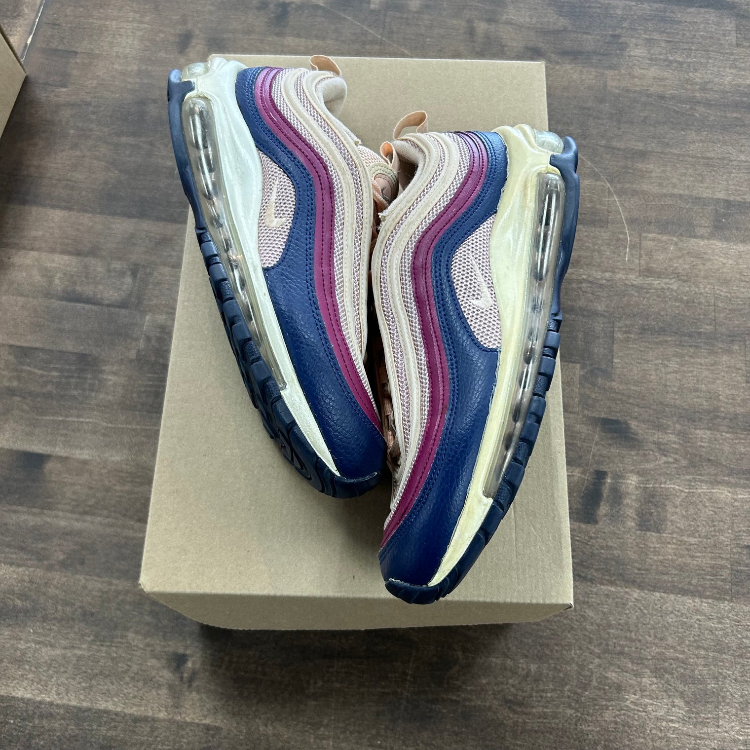 Nike Air Max 97 Plum Chalk (US 8W) (USED, No Box)