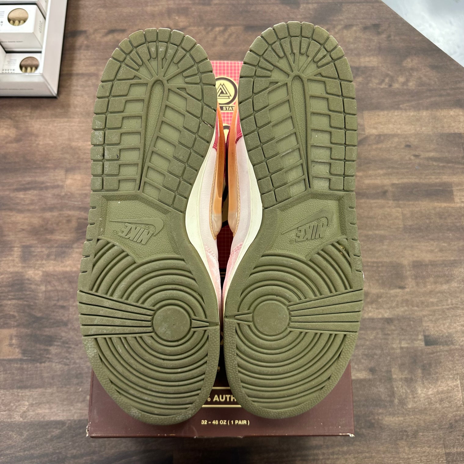 Social Status Free Lunch Strawberry Milk Nike Dunk Mid (USED)