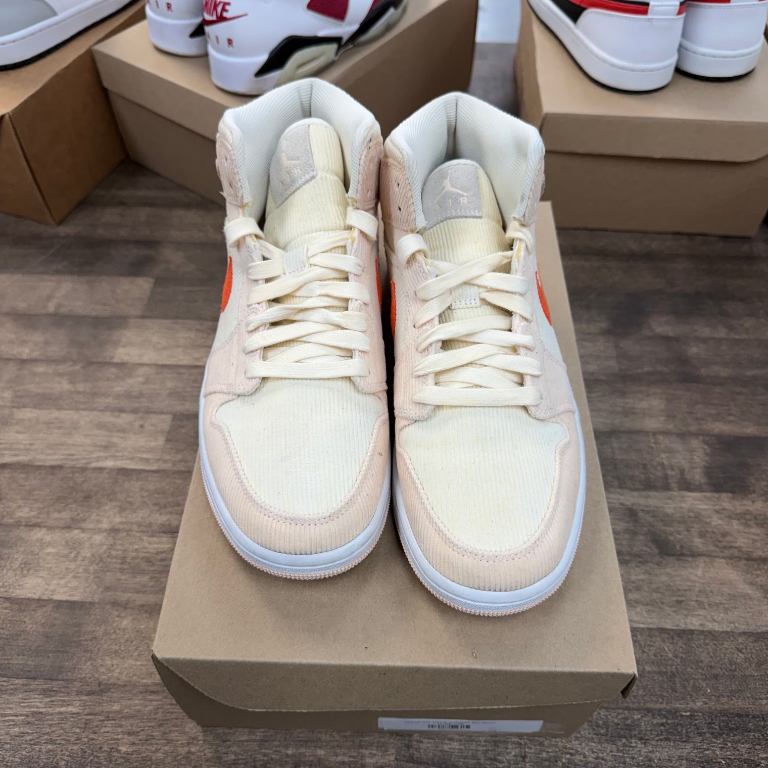 Corduroy Sail Jordan 1 Mid SE (W) (USED, No Box)