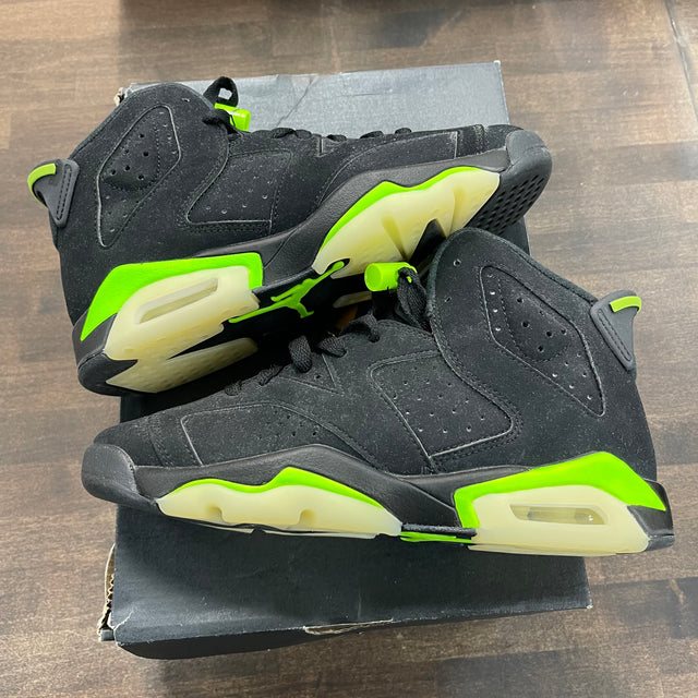 (GS) Electric Green Jordan 6 (USED)