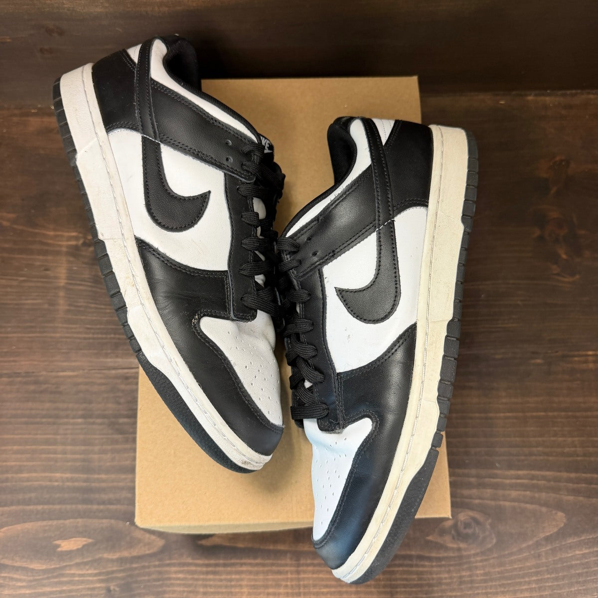 Nike Dunk Low Retro White Black Panda Size 12 (Pre-Owned) - Image 2