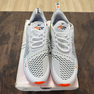 Nike Air Max 270 White Black Total Orange - Image 2