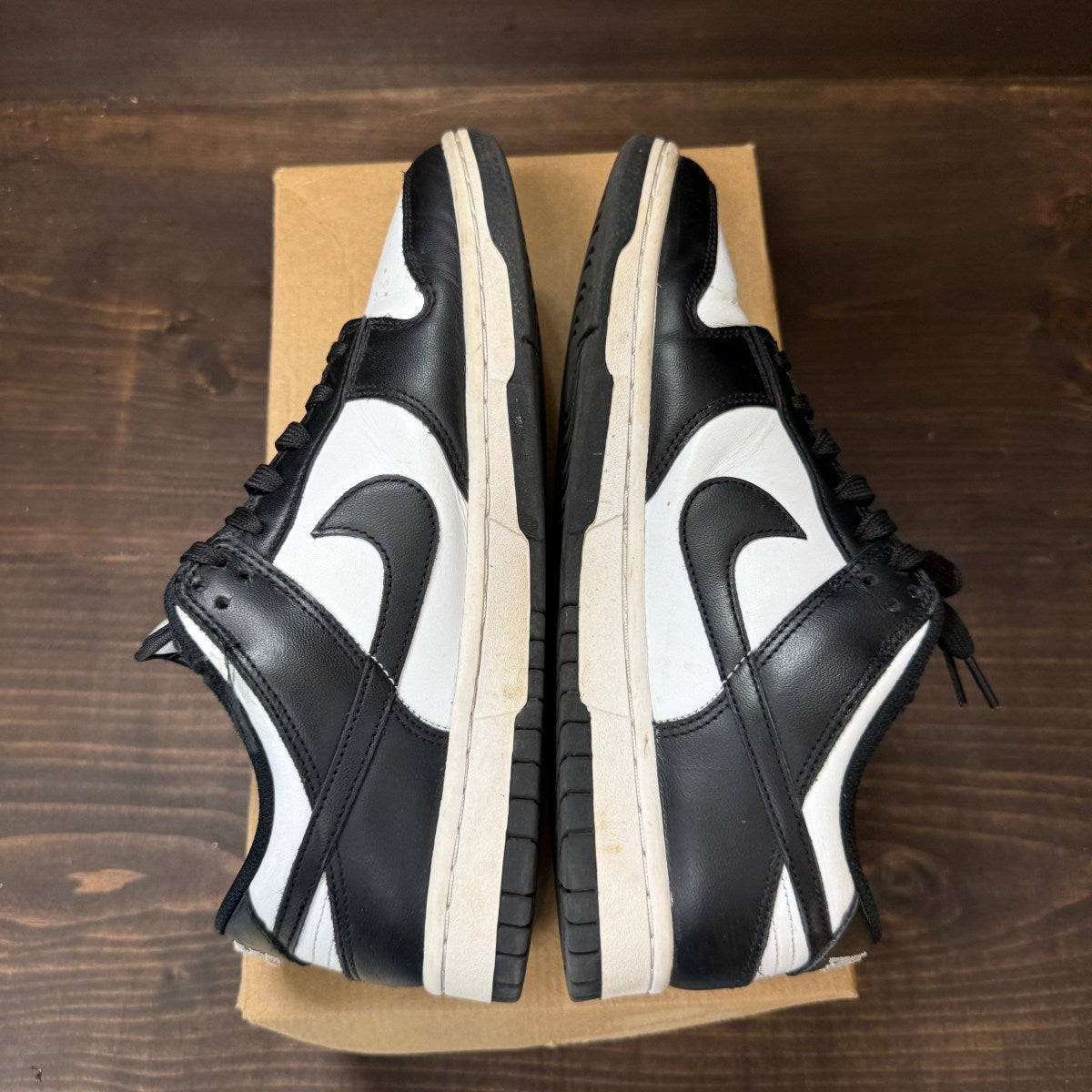 Nike Dunk Low Retro White Black Panda (Women's) Size 9.5W (Pre-Owned) - Image 6