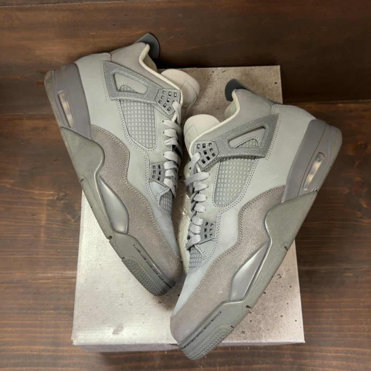 Jordan 4 Retro SE Paris Olympics Wet Cement Size 12 (Pre-Owned) - Image 2