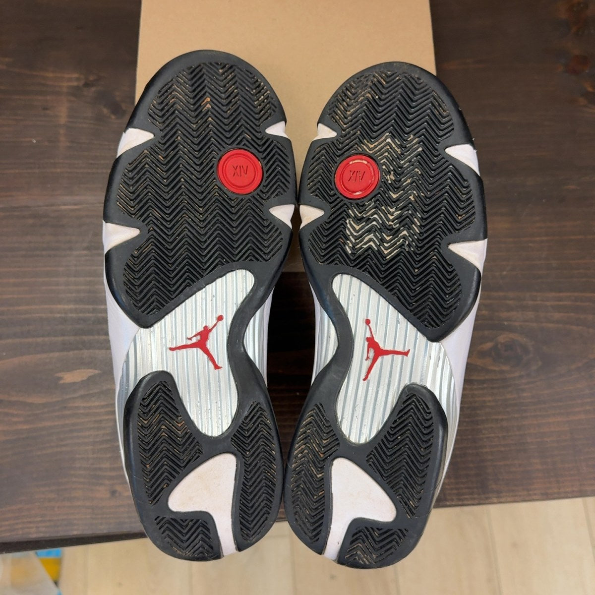 Jordan 14 Retro Black Toe (2024) Size 12.5 (Pre-Owned) - Image 8