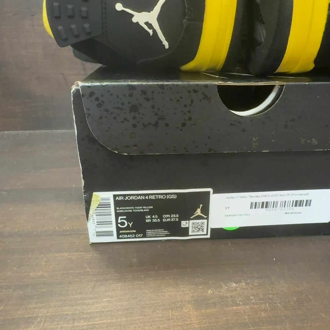 Jordan 4 Retro Thunder (2023) (GS) - Image 8