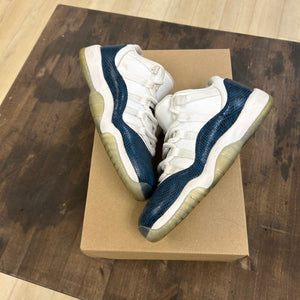 Jordan 11 Retro Low Snake Navy (2019) (GS) Size 6Y (Pre-Owned) - Image 1