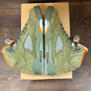 Jordan 5 Retro Olive (2024) (GS) Size 7Y (Pre-Owned) - Image 5