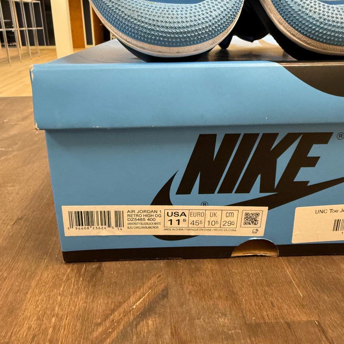 Jordan 1 Retro High OG UNC Toe - Image 6