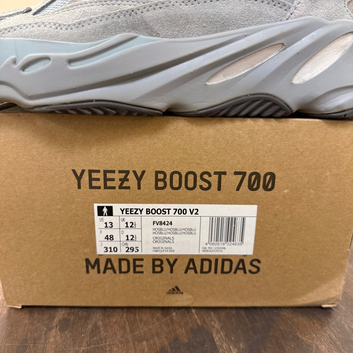 adidas Yeezy Boost 700 V2 Hospital Blue - Image 6