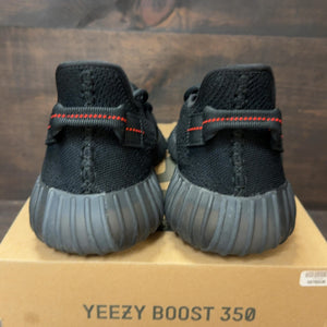 adidas Yeezy Boost 350 V2 Black Red Size 10 (Pre-Owned) - aux