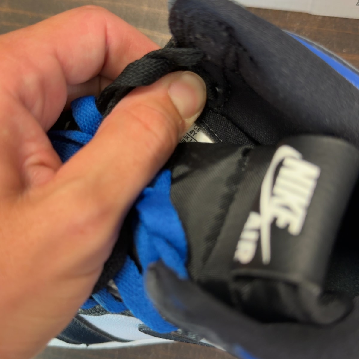 Jordan 1 Retro High Royal Toe (GS) Size 4Y (Pre-Owned) - Image 7