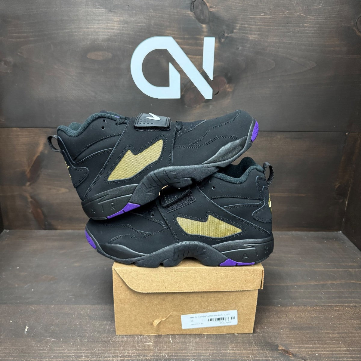 Nike Air Diamond Turf Ravens (2025) Size 11 - Image 1