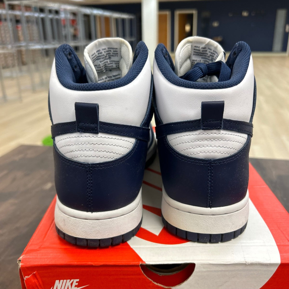 Nike Dunk High Championship Navy - Image 4