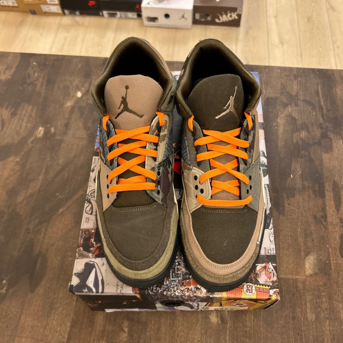 Jordan 3 Retro Patchwork Camo - Image 2