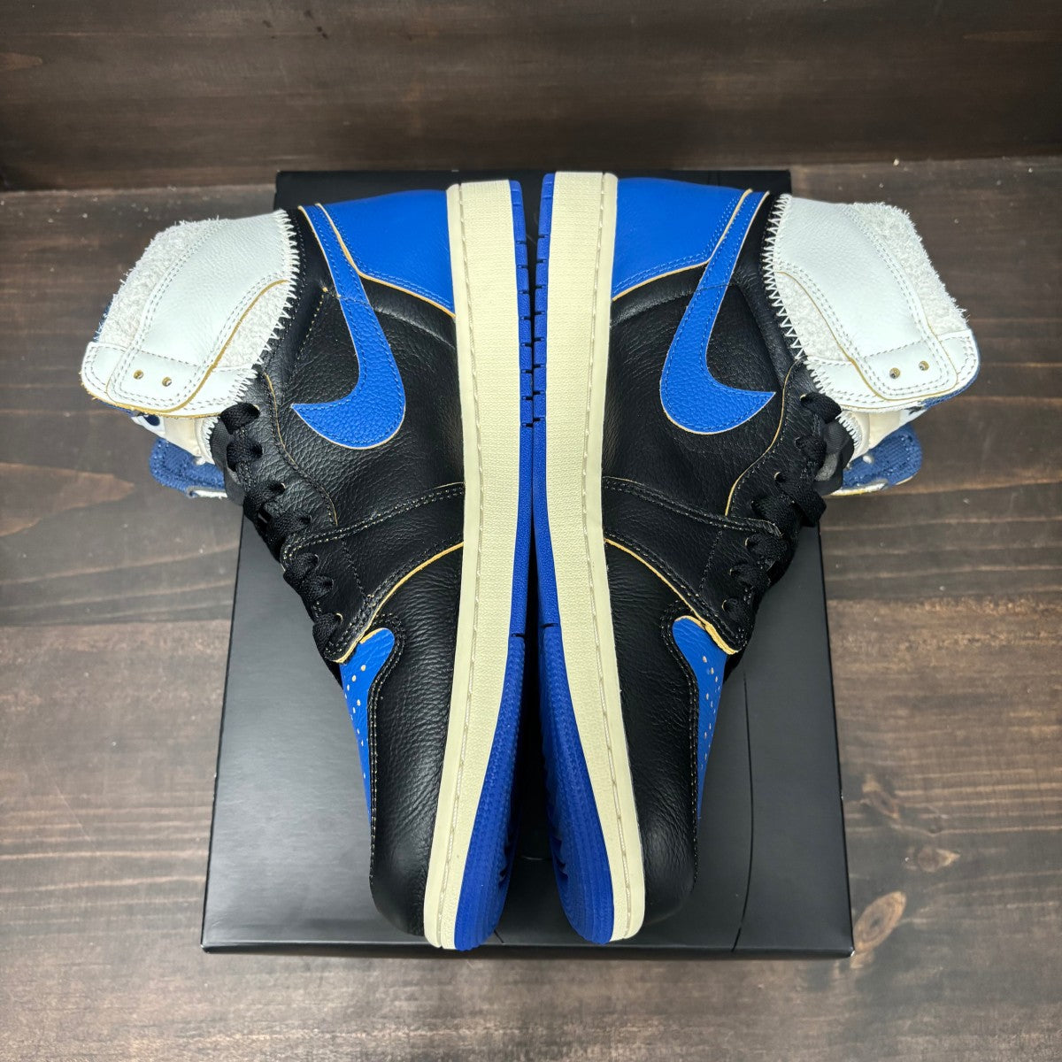 Jordan 1 Retro High OG SP Fragment x Union LA Sport Royal - Image 4
