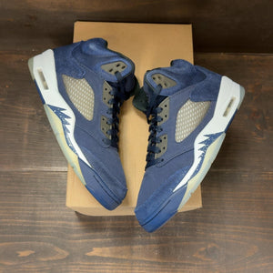 Jordan 5 Retro Midnight Navy Size 9 (Pre-Owned) - back
