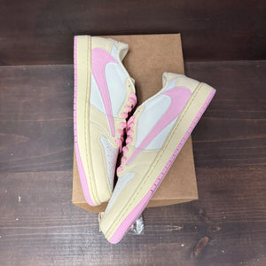 Jordan 1 Retro Low OG SP Travis Scott Shy Pink Size 12 - tag