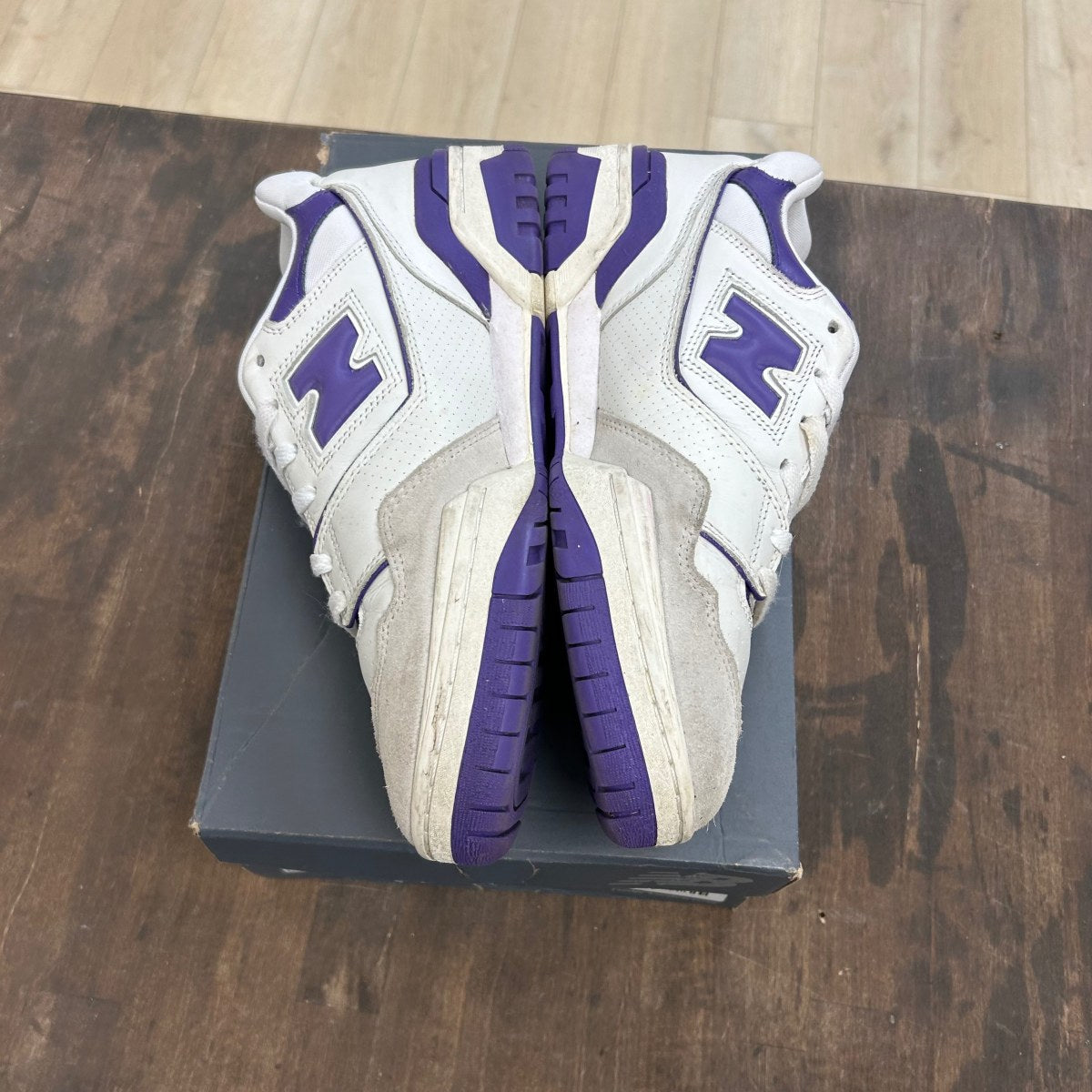 New Balance 550 White Purple - Image 3