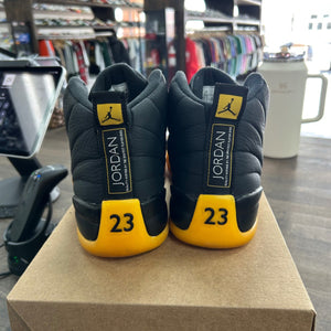 Jordan 12 Retro Black University Gold Size 9.5 (Pre-Owned) - Image 4