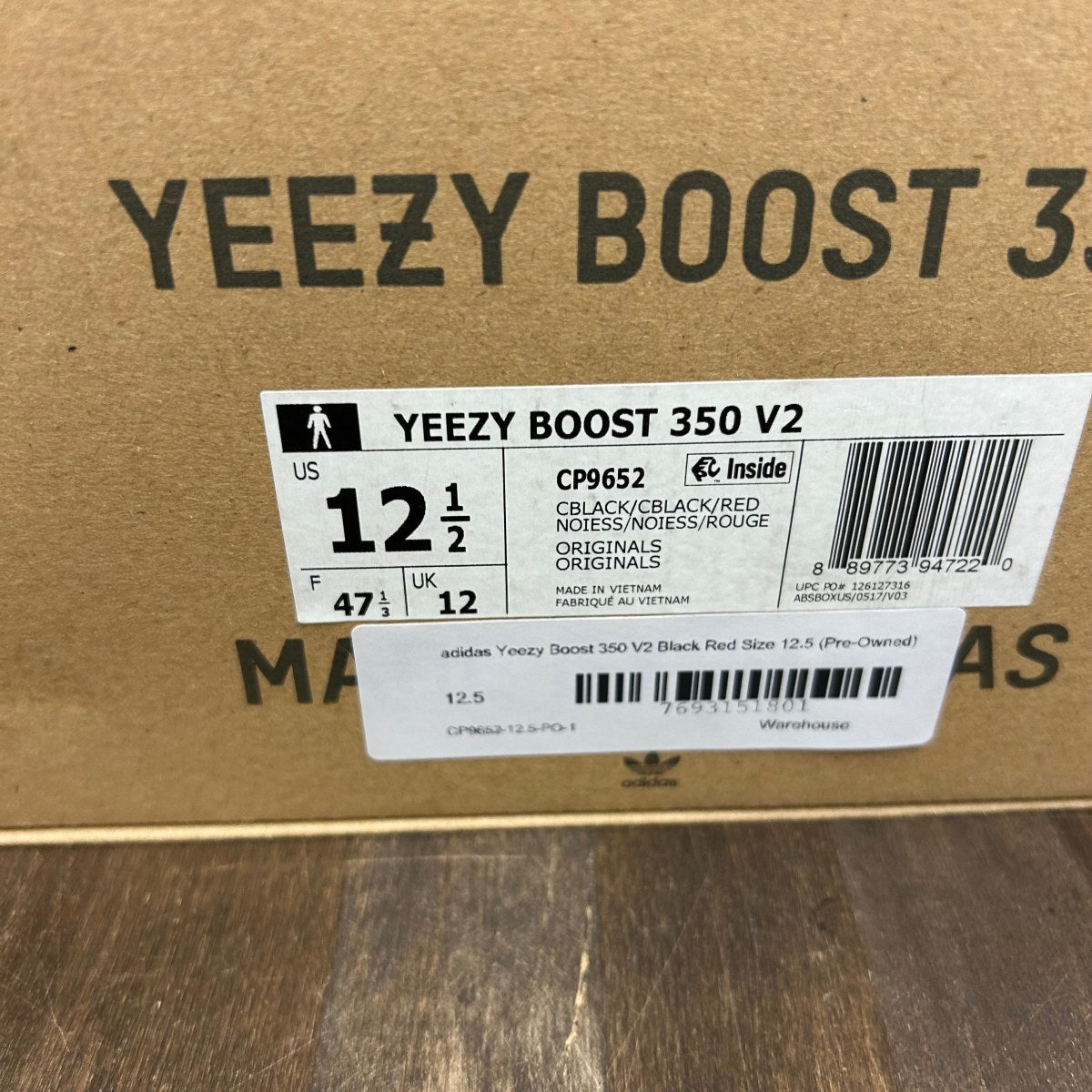 adidas Yeezy Boost 350 V2 Black Red - Image 6