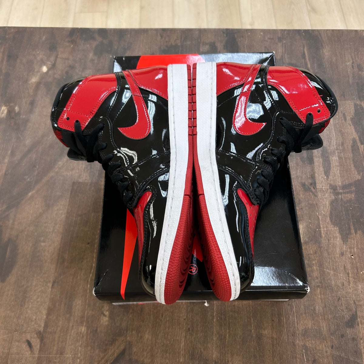 Jordan 1 Retro High OG Patent Bred - Image 3