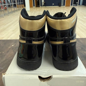 Jordan 1 Retro High Black Metallic Gold (2020) Size 12 (Pre-Owned) - Image 4