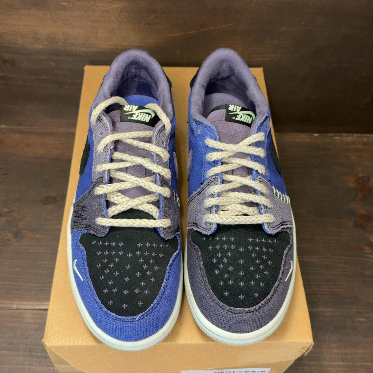 Jordan 1 Retro Low OG Zion Williamson Voodoo Alternate Size 8.5 (Pre-Owned) - Image 3