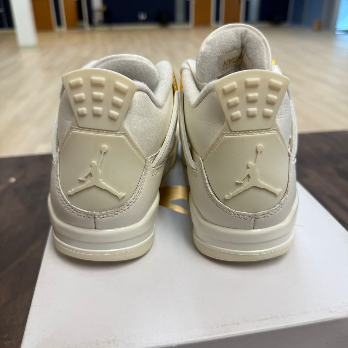 Jordan 4 Retro Metallic Gold (Women's) - Image 2