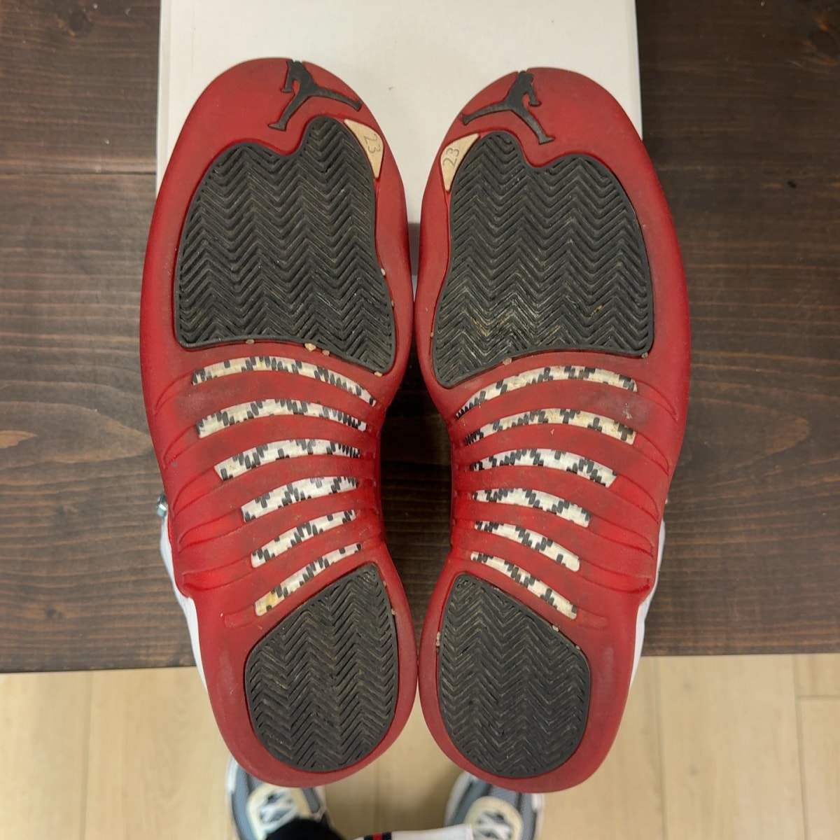 Jordan 12 Retro Cherry (2023) Size 10 (Pre-Owned) - aux