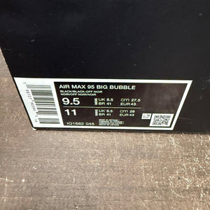 Nike Air Max 95 Big Bubble Family Reunion I-95 Size 9.5 - aux