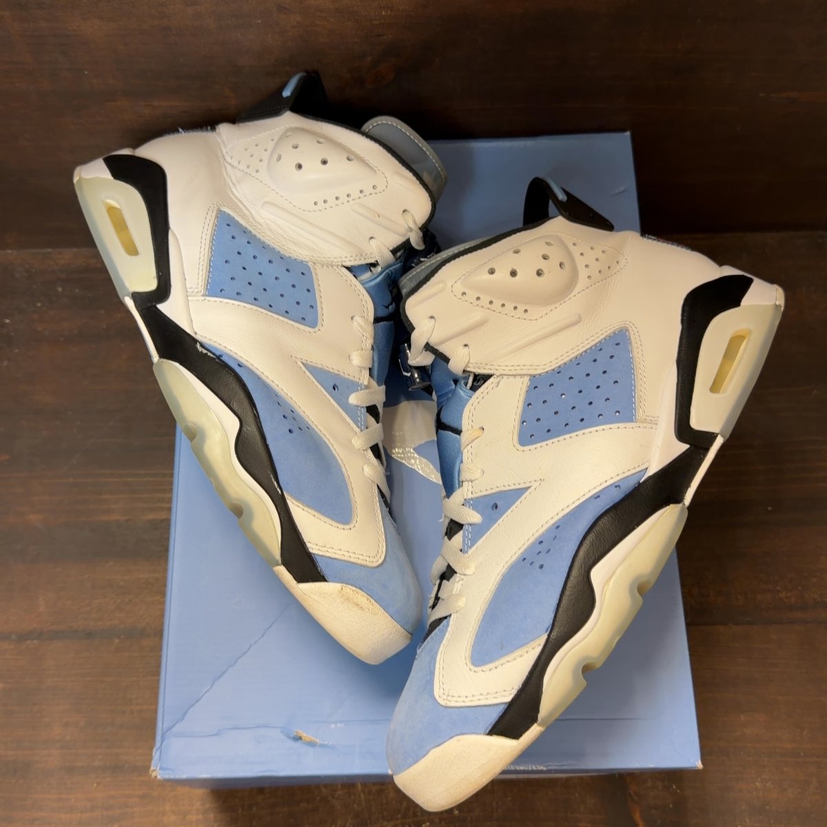 Jordan 6 Retro UNC White Size 11.5 (Pre-Owned) - back
