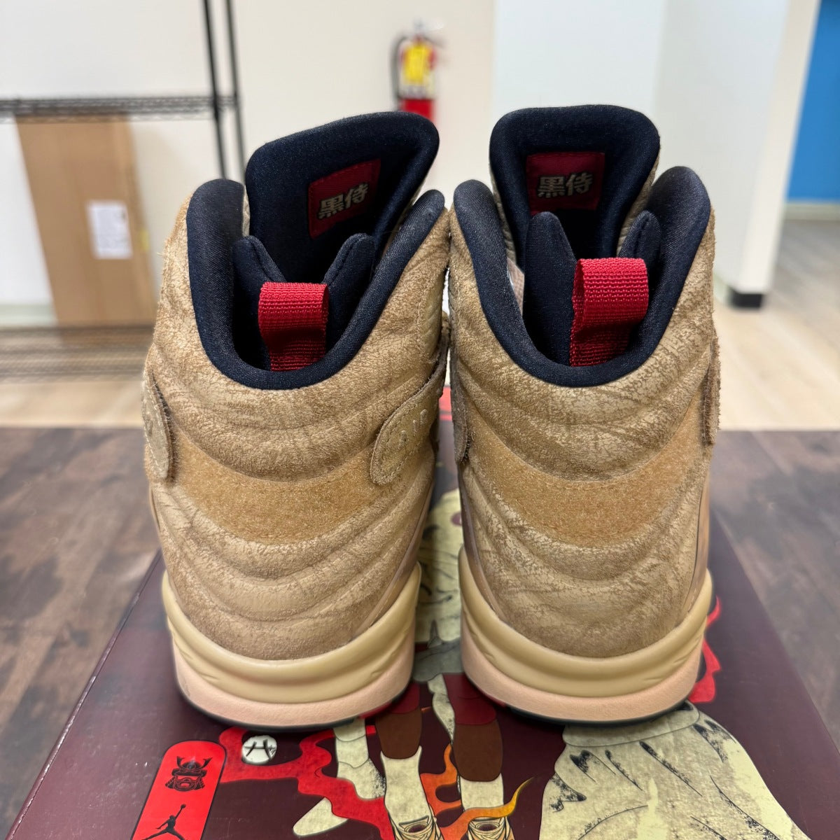 Jordan 8 Retro SE Rui Hachimura Black Samurai - Image 3
