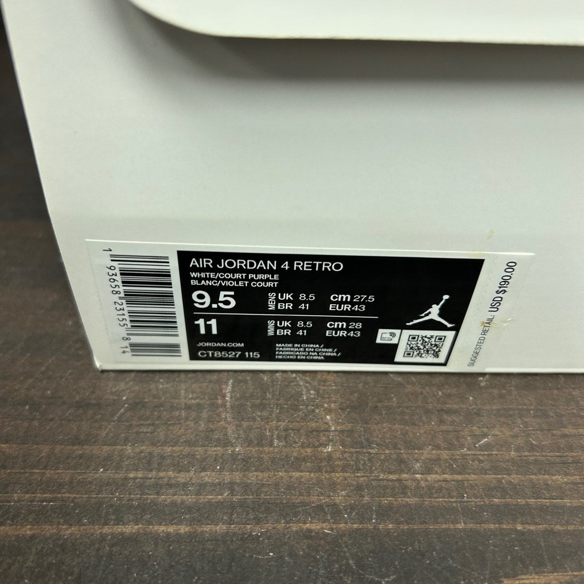 Jordan 4 Retro Metallic Purple - Image 6
