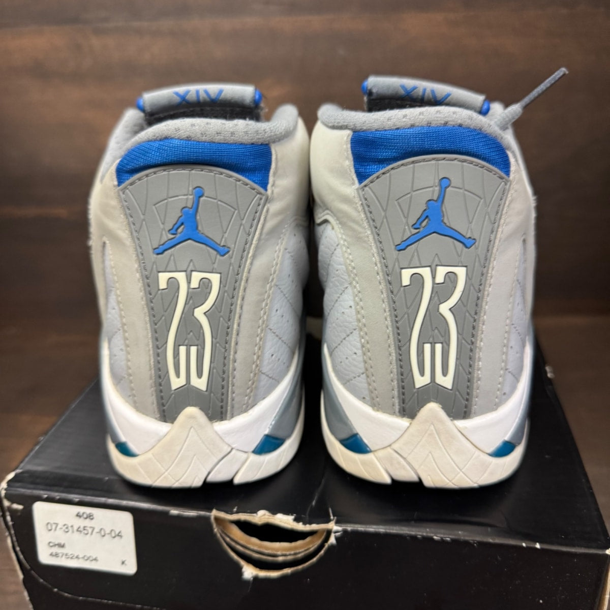 Jordan 14 Retro Sport Blue (GS) - Image 5