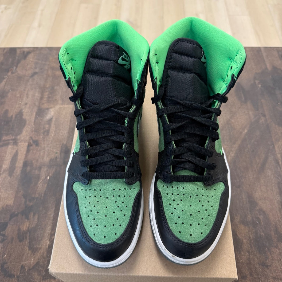 Jordan 1 Retro High Zoom Zen Green Size 10 (Pre-Owned) - Image 2