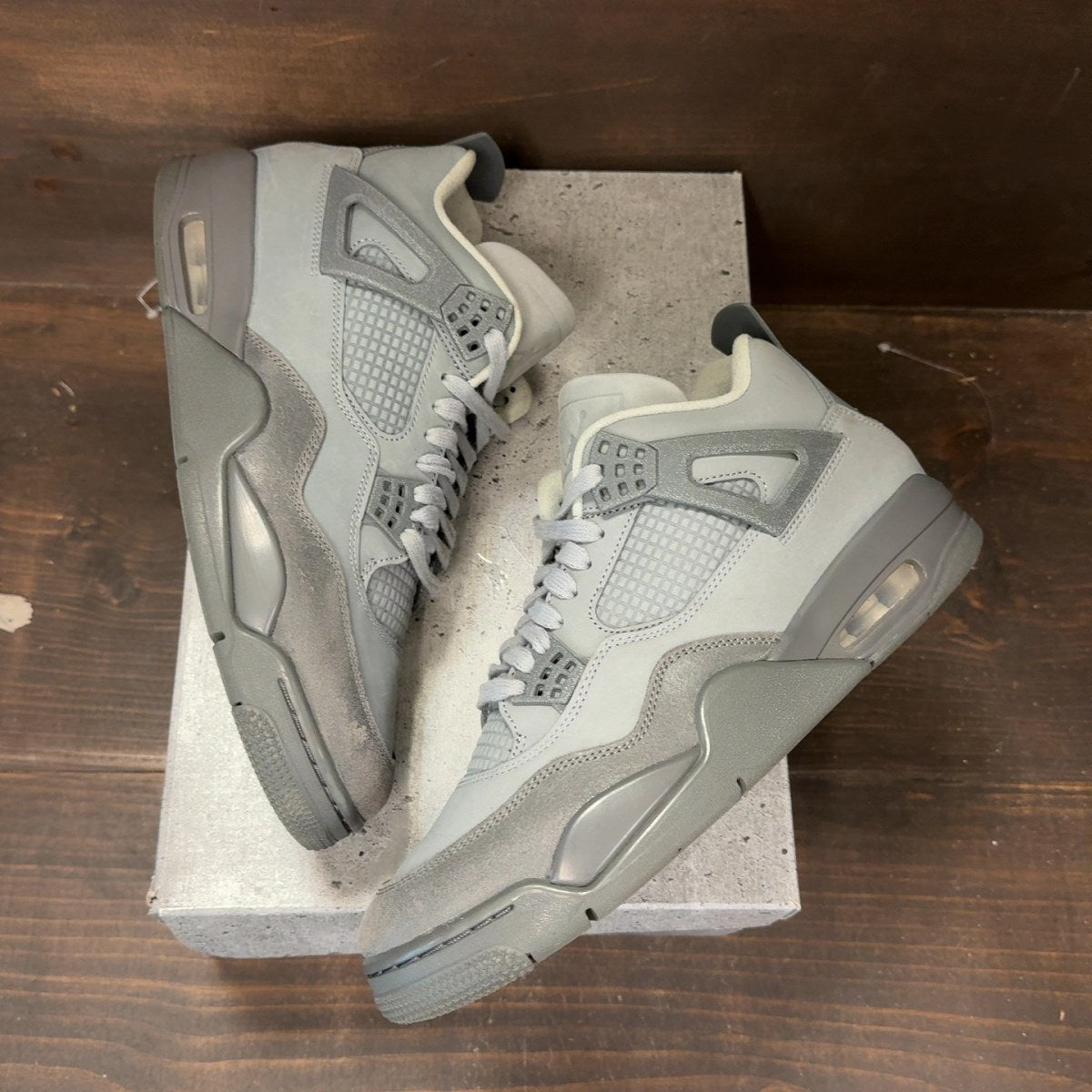 Jordan 4 Retro SE Paris Olympics Wet Cement Size 10.5 (Pre-Owned) - Image 2