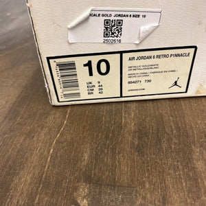 Jordan 6 Retro Pinnacle Metallic Gold - Image 6
